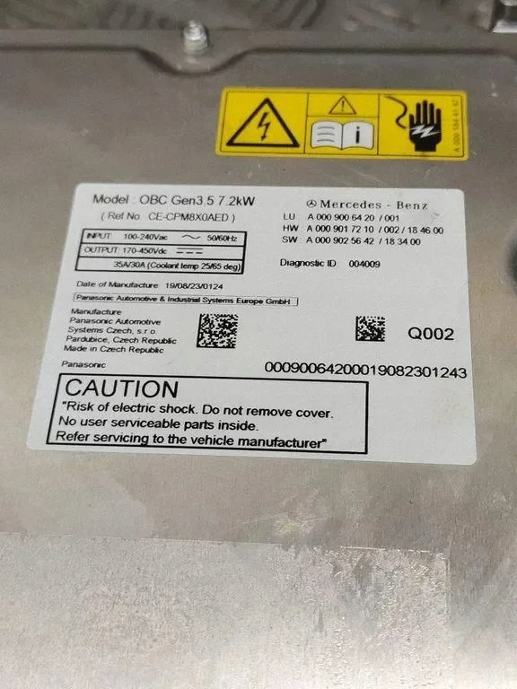 Inverter Mercedes-Benz E W213 A0009006420 image 4