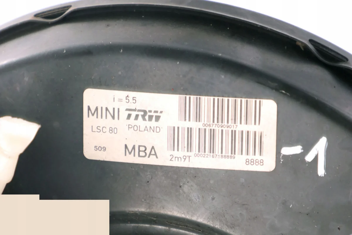 Mini Cooper R56 Brake Servo Pump 6770909 image 7