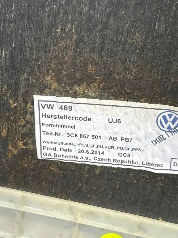 VW CC 3C8867501 Forro de Teto Usado image 7