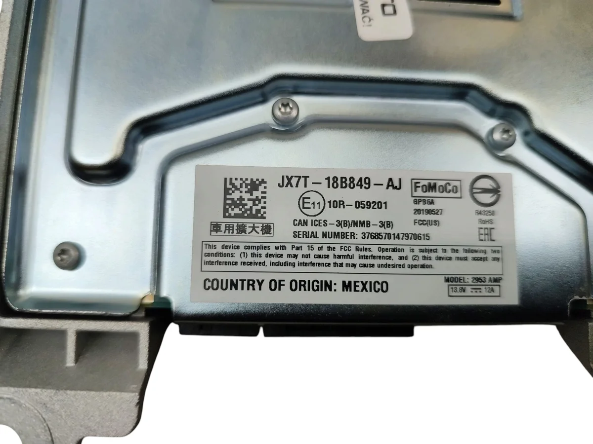 Radio Verstärker Ford Focus Mk4 JX7T-18B849-AJ image 3