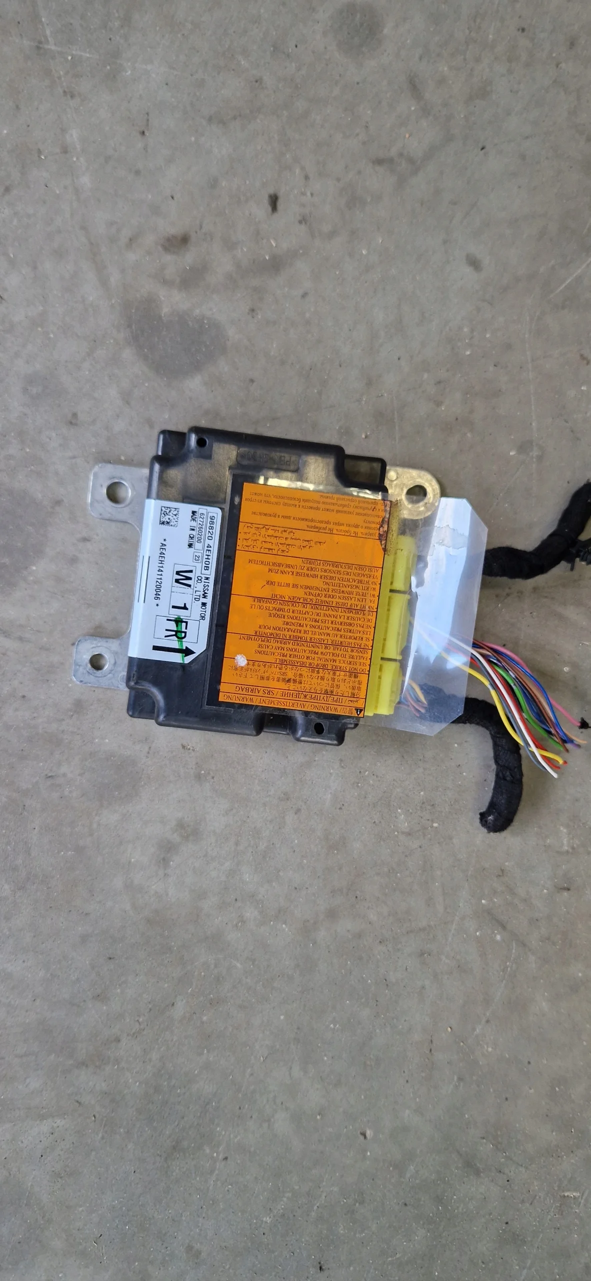 Module airbag Nissan Qashqai J11 988204EH0B