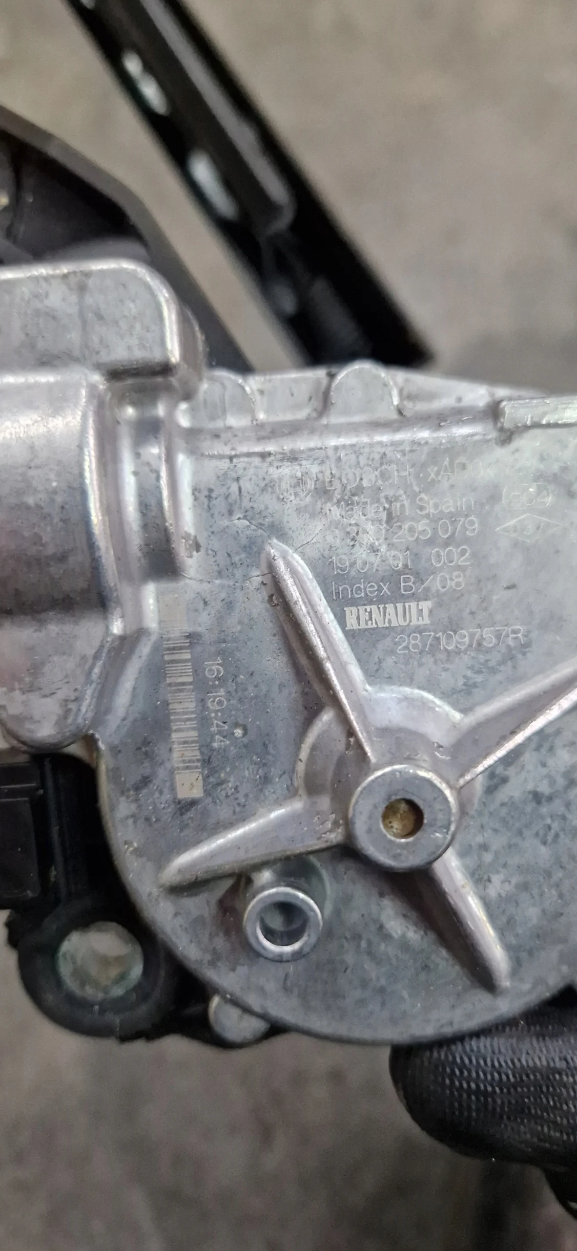 Nissan Micra K14 Scheibenwischermotor Heckklappe image 3