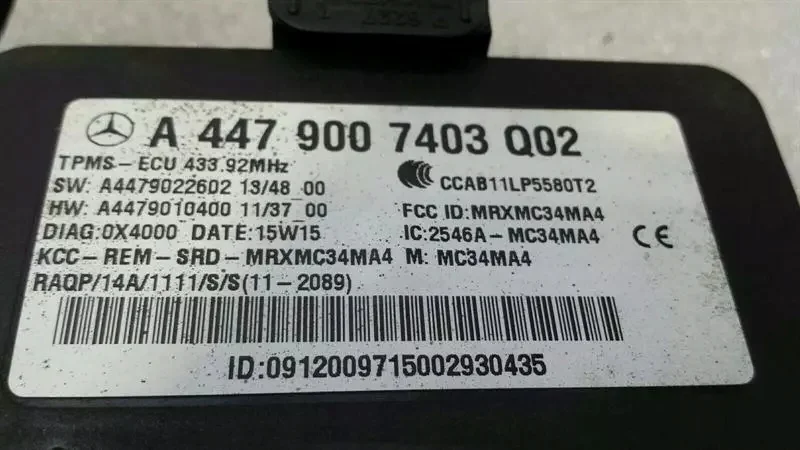 Reifendruckmodul Mercedes V-Klasse W447 A4479007403 image 3