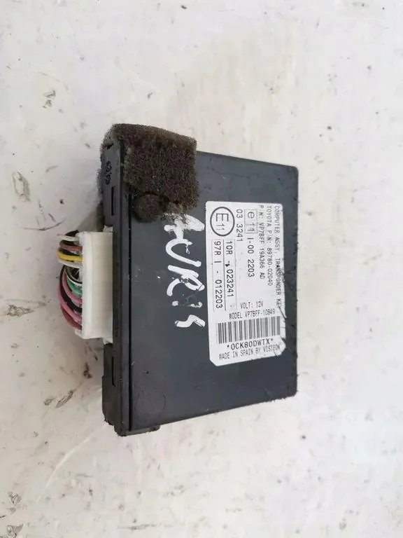 Módulo Imobilizador Toyota Auris 8978002040