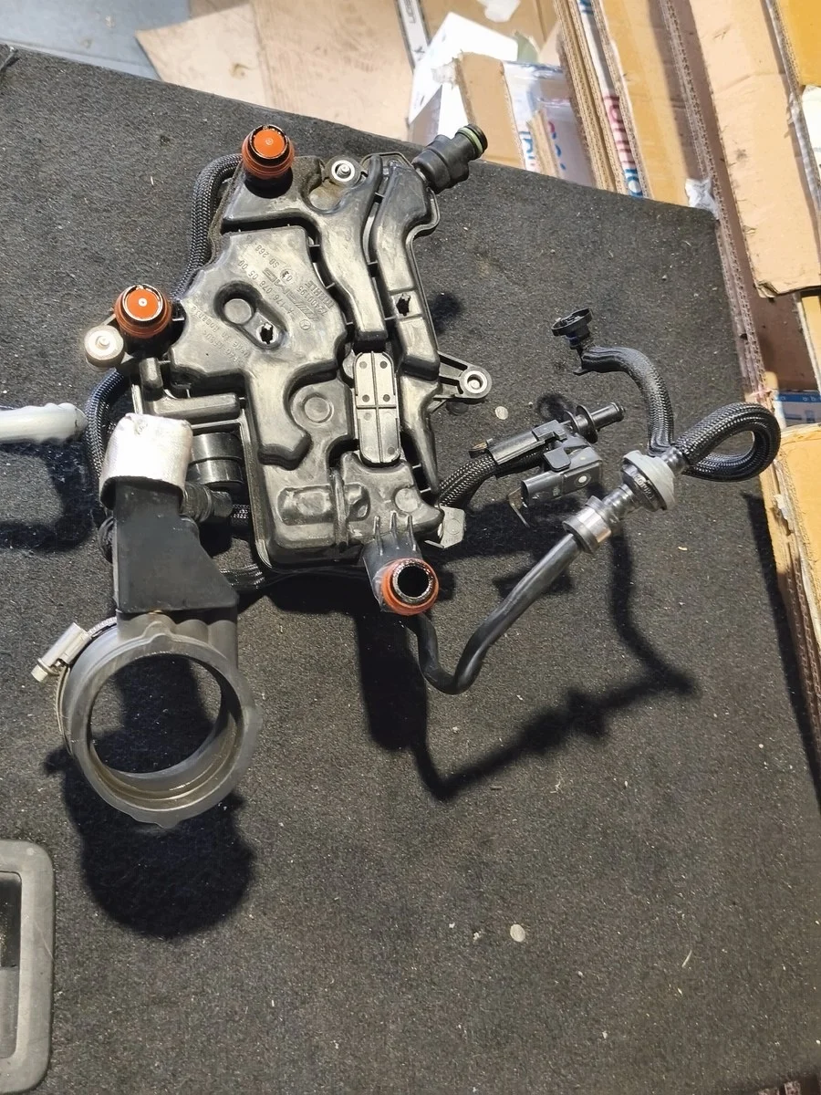 Mercedes W222 S63 Olief separator pijp image 6