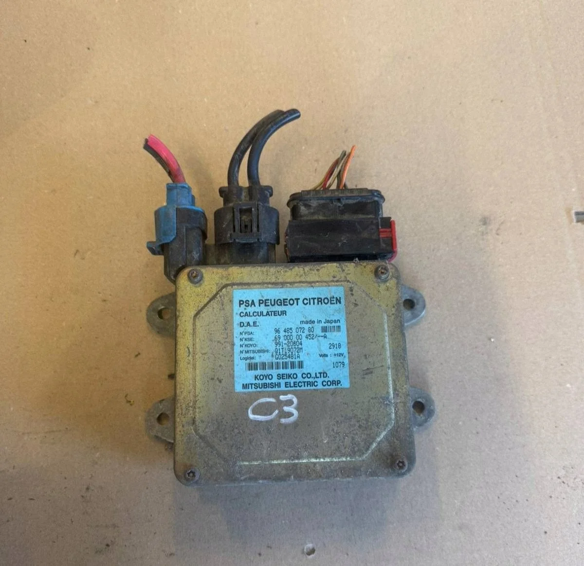 Citroen C3 I Modul Lenkhilfe 9648507280