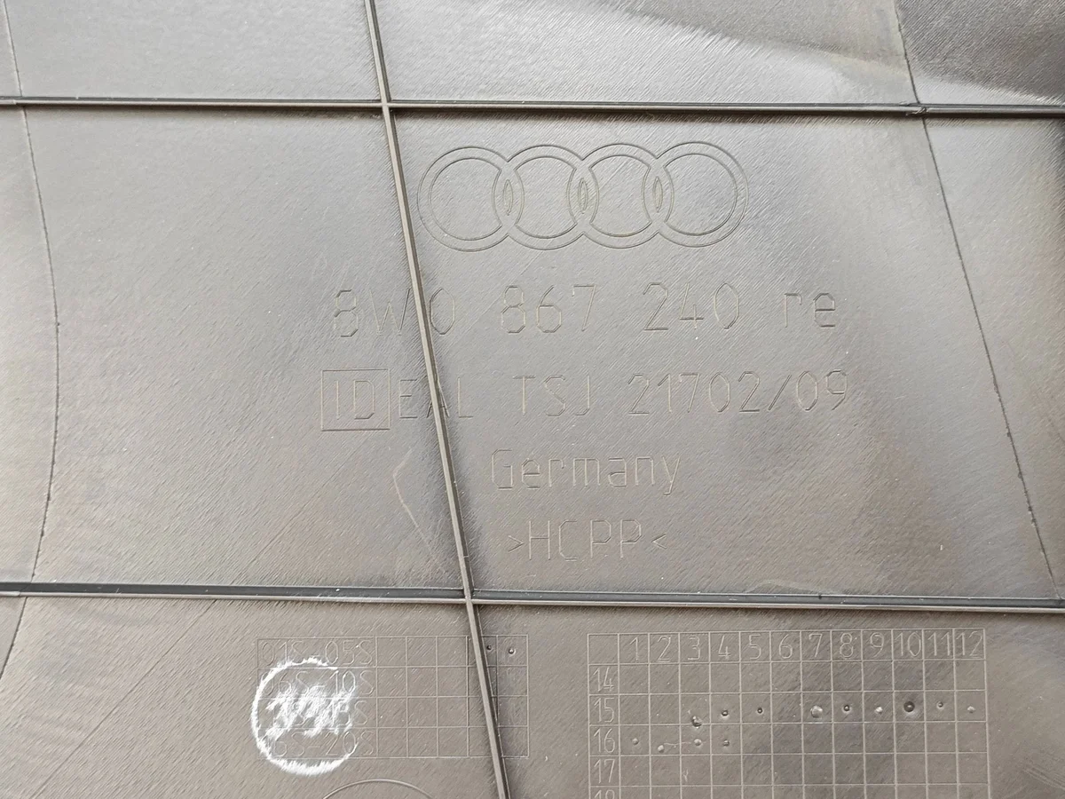 Abdeckung Säule rechts Audi A4 B9 8W0867240 thumbnail 8