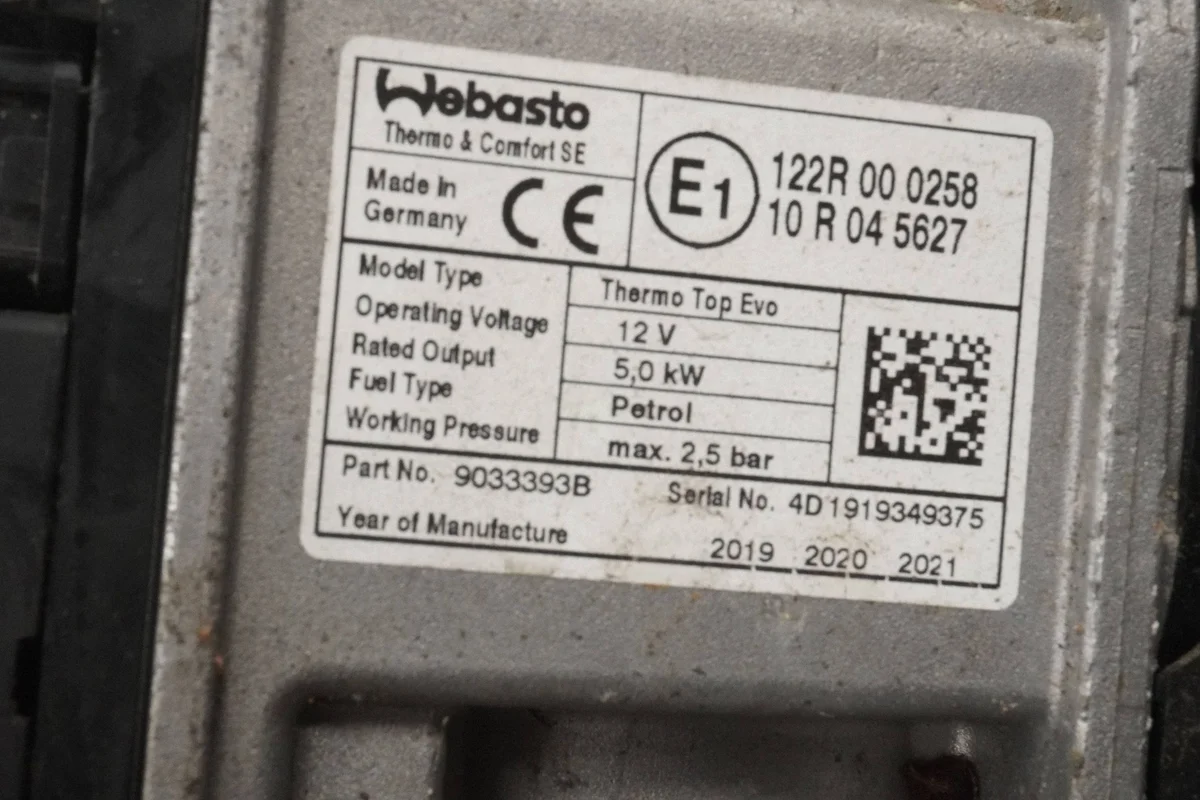 Webasto lisälämmitin VW Passat B8 image 8