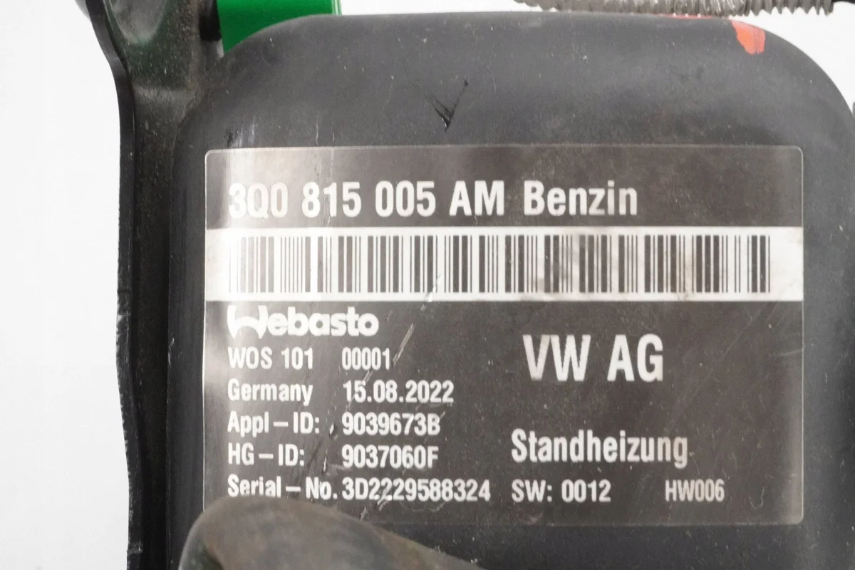Webasto Standheizung VW Passat B8 3Q0815005AM image 7