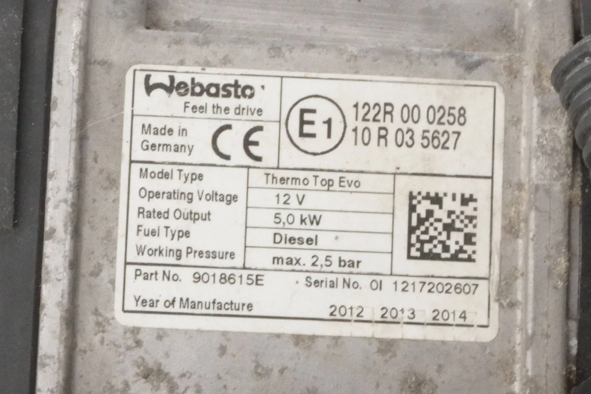 Standheizung Webasto Citroen C5 9687946580 image 8