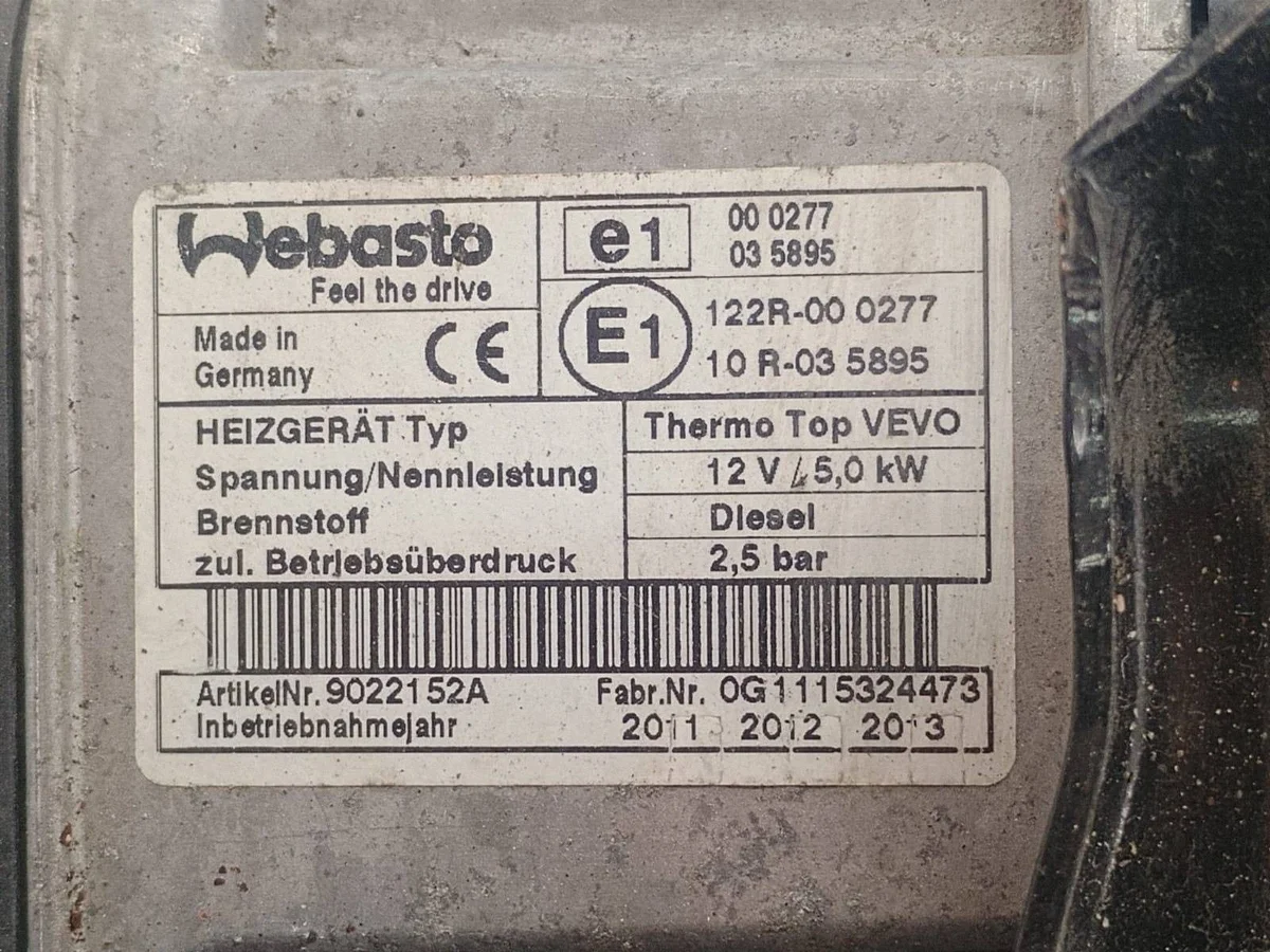 Webasto Riscaldamento VW Passat B7 7N0815065M image 8
