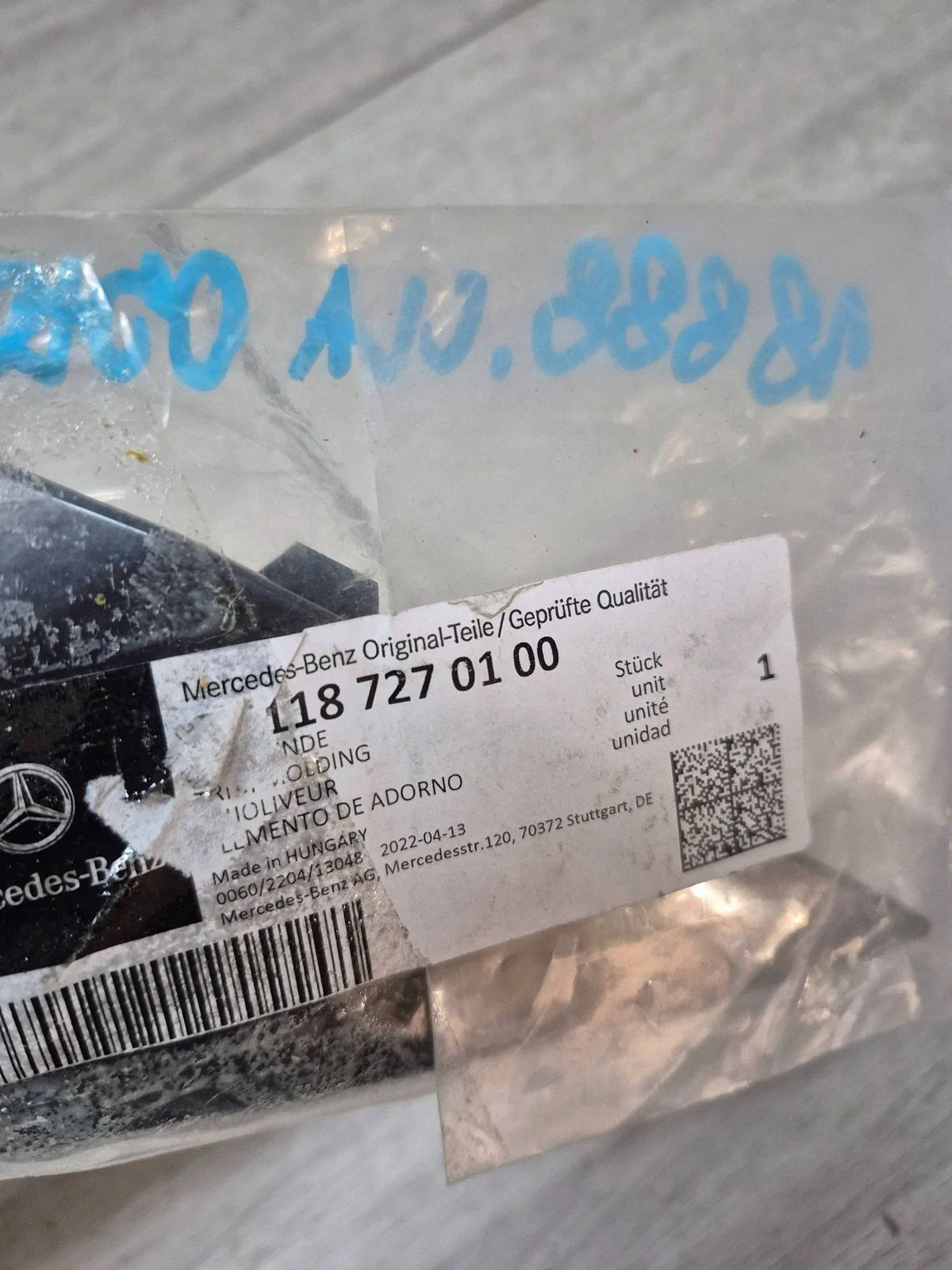 Mercedes CLA Spiegelkappe Links A1187270100 thumbnail 1