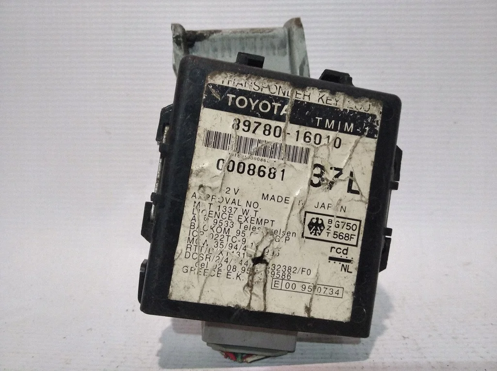Módulo Imobilizador Toyota Paseo 1996 8978016010