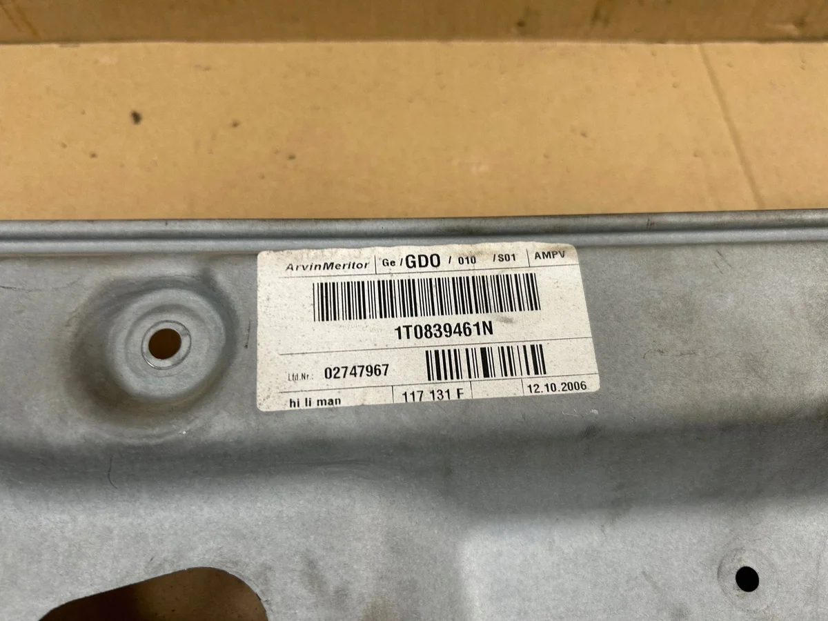 Fensterheber hinten 1T0839461N Volkswagen Touran image 3