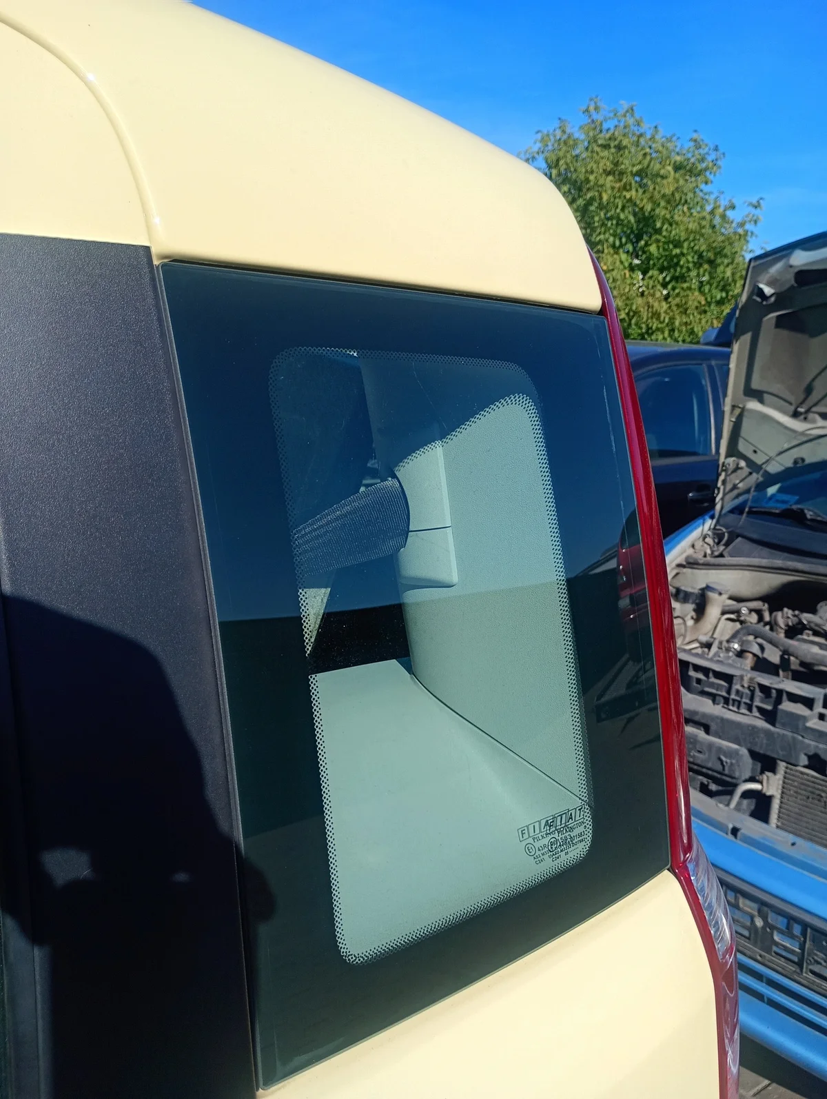 Vetro Fiat Panda 2 (03-09) Posteriore Sinistro
