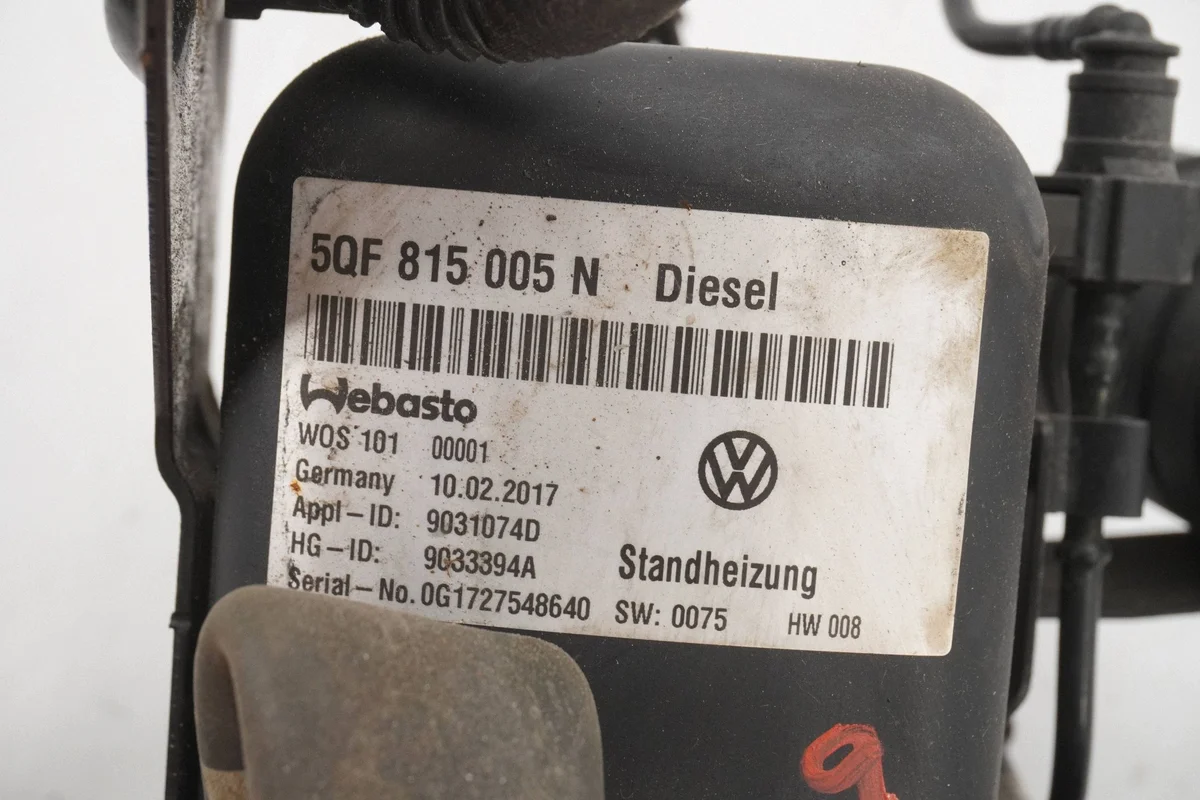 Chauffage stationnaire Webasto Skoda Superb B8 image 7