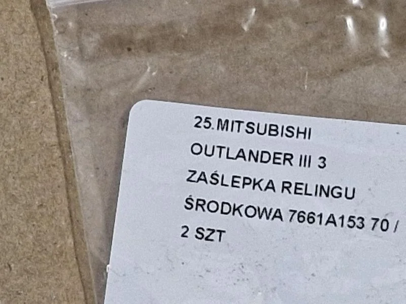 Mitsubishi Outlander III 3 Abdeckung Reling 7661A153 image 6