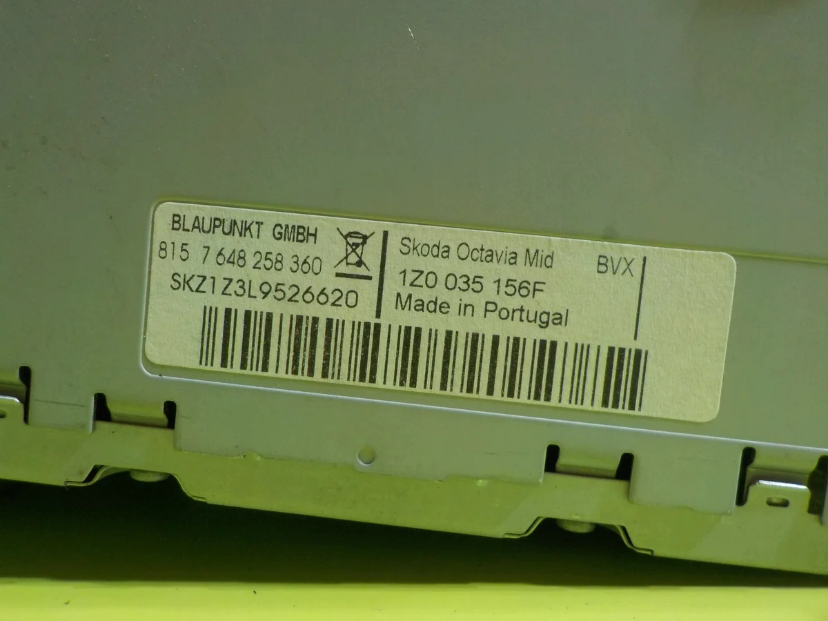 Radio CD Skoda Octavia II 1Z0035156F image 5
