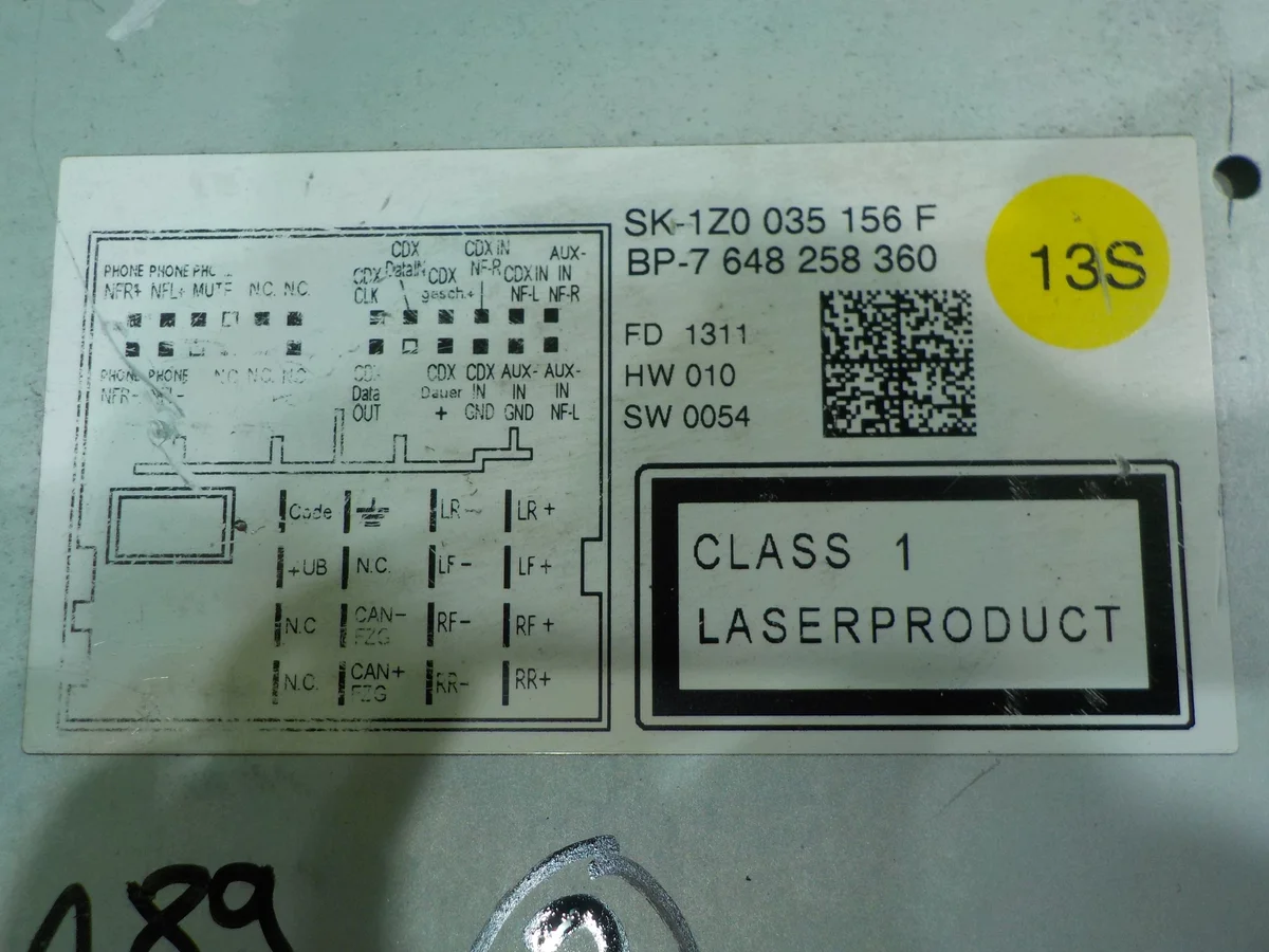 Radio CD Skoda Octavia II 1Z0035156F image 6
