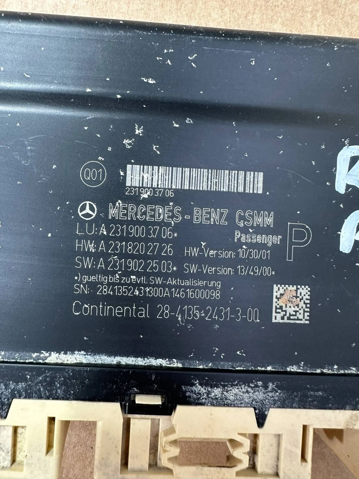 Türsteuergerät Beifahrer Mercedes SL R231 A2319003706 thumbnail 1