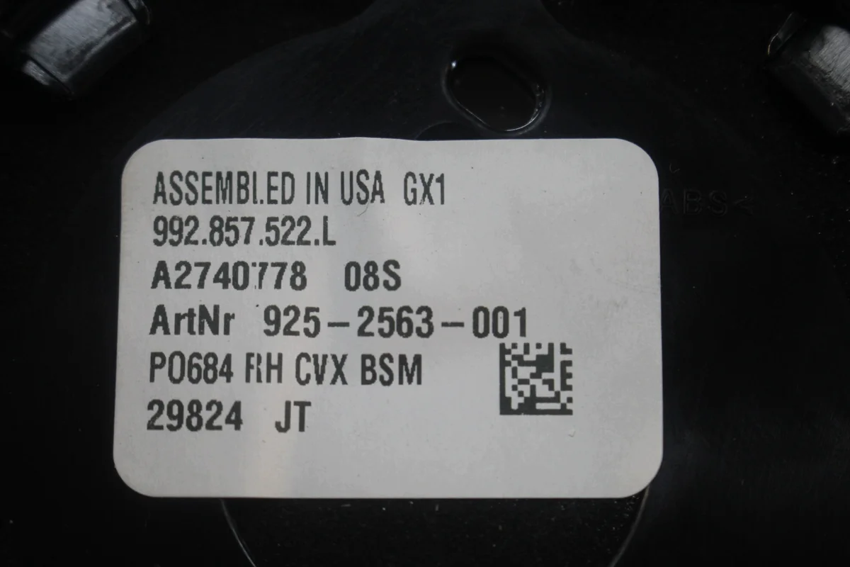 Porsche 992 Vänster Spegelglas 2K36A23J6236MA32 image 3