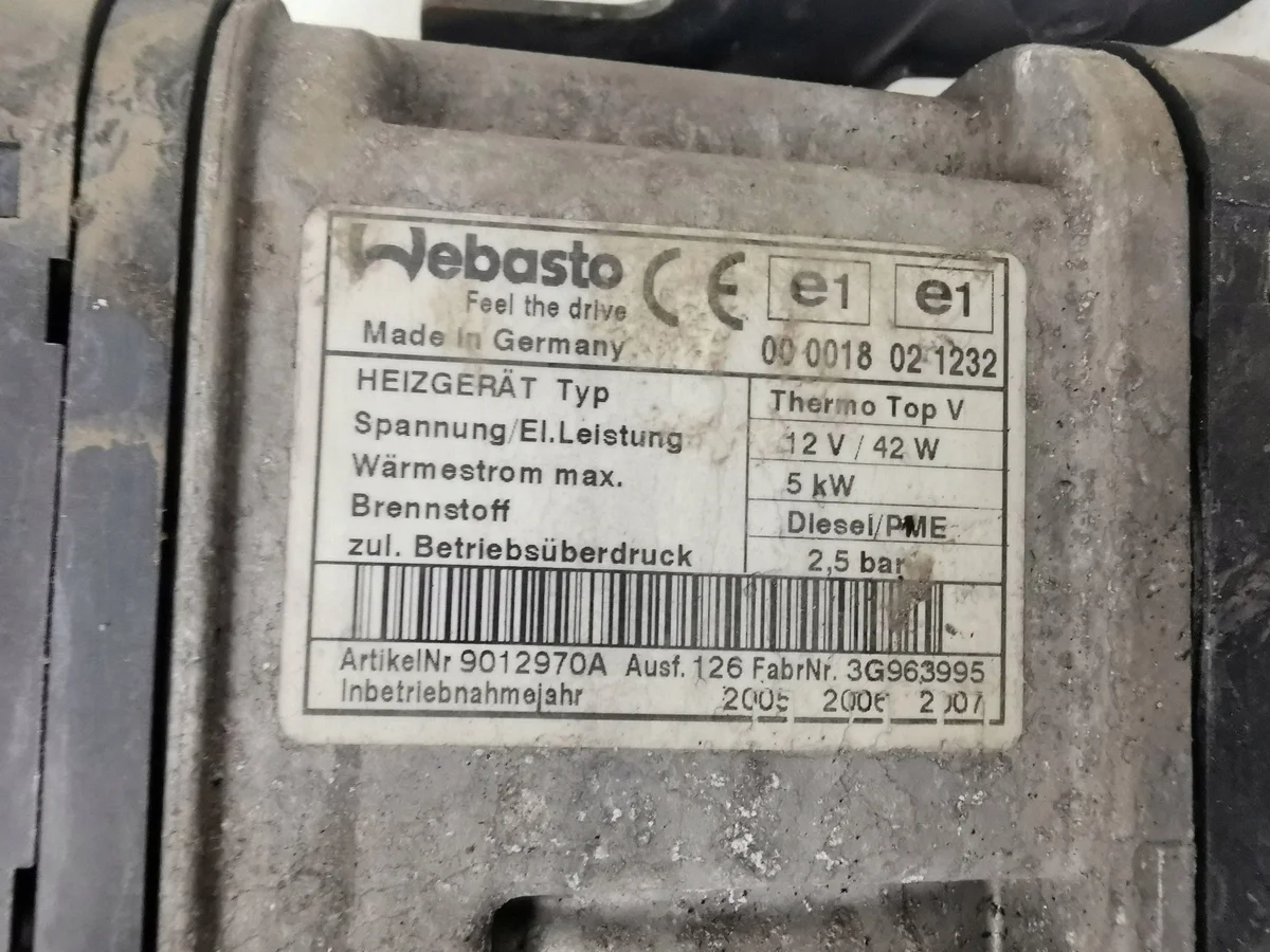 Webasto lisälämmitin VW Caddy 1.9 TDI image 7
