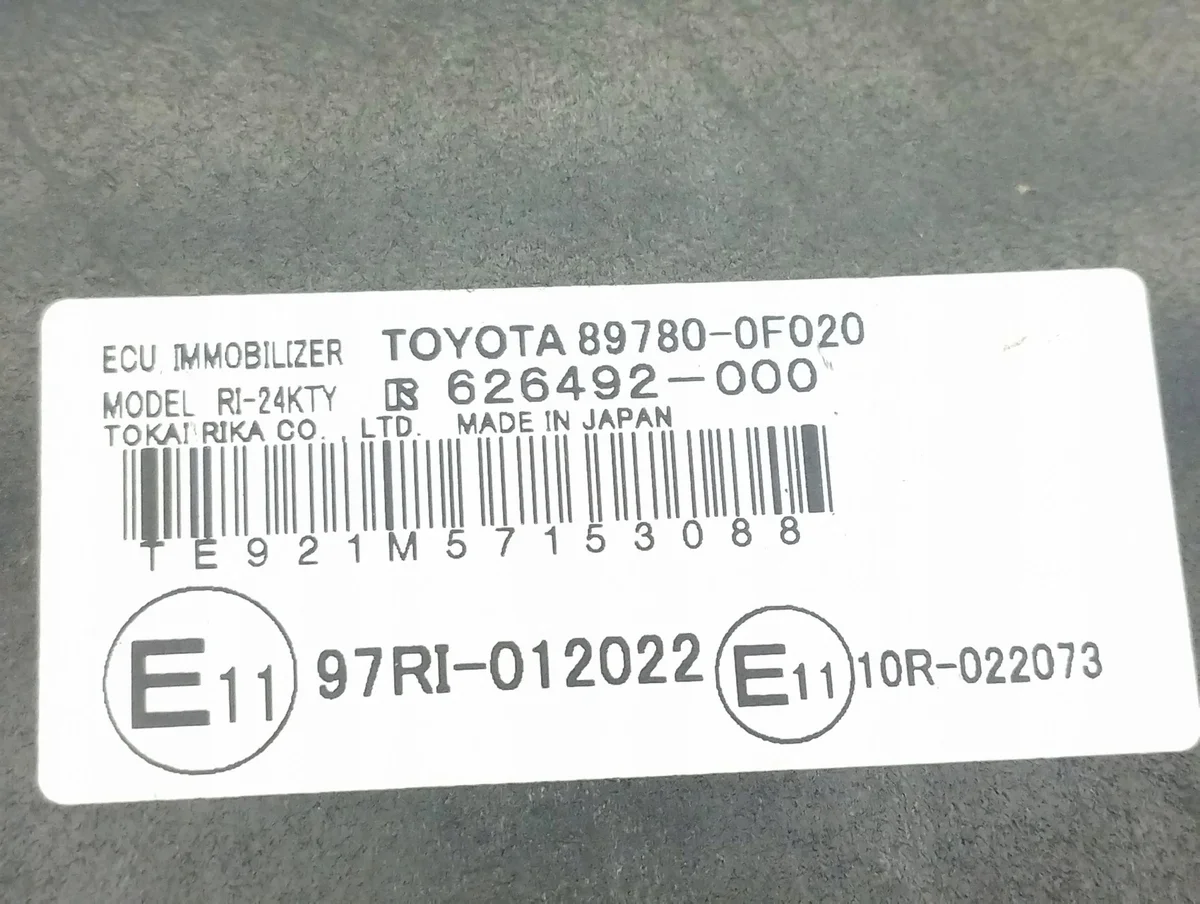 Módulo Imobilizador Toyota Corolla Verso 2006 image 6