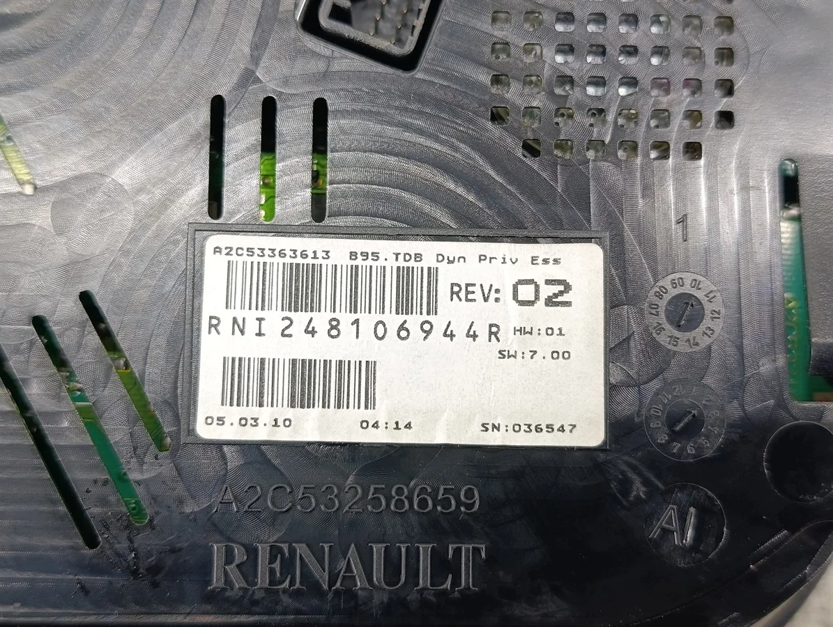 Tacho Renault Megane III RNI248106944R 1.6 16V