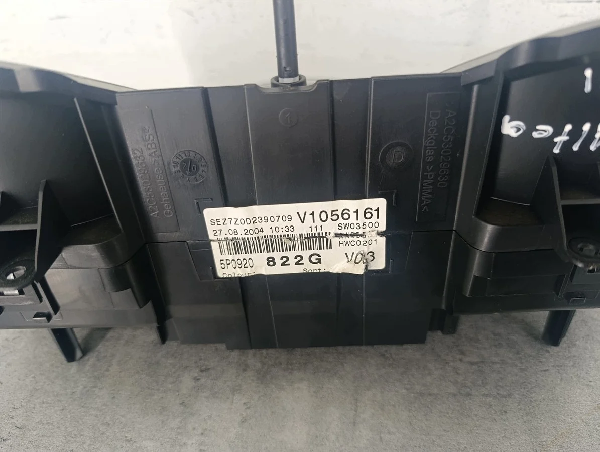 Compteur Seat Altea V1056161 5P0920822G image 3