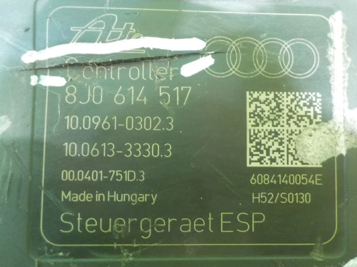 Audi TT 8J 2.0 TFSI ABS Pumpe 8J0614517 image 6