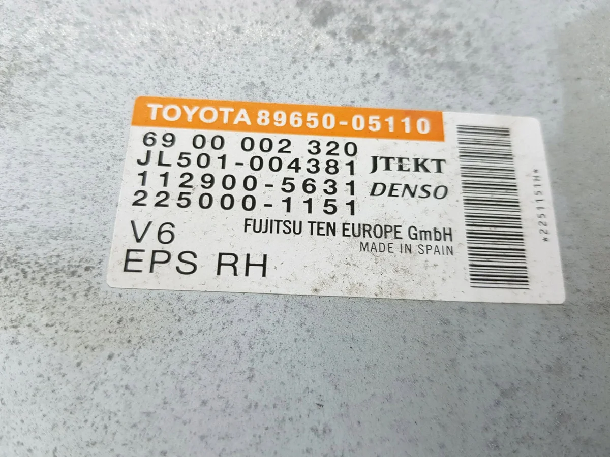 Styrdon ratt Toyota Avensis 89650-05110 image 7
