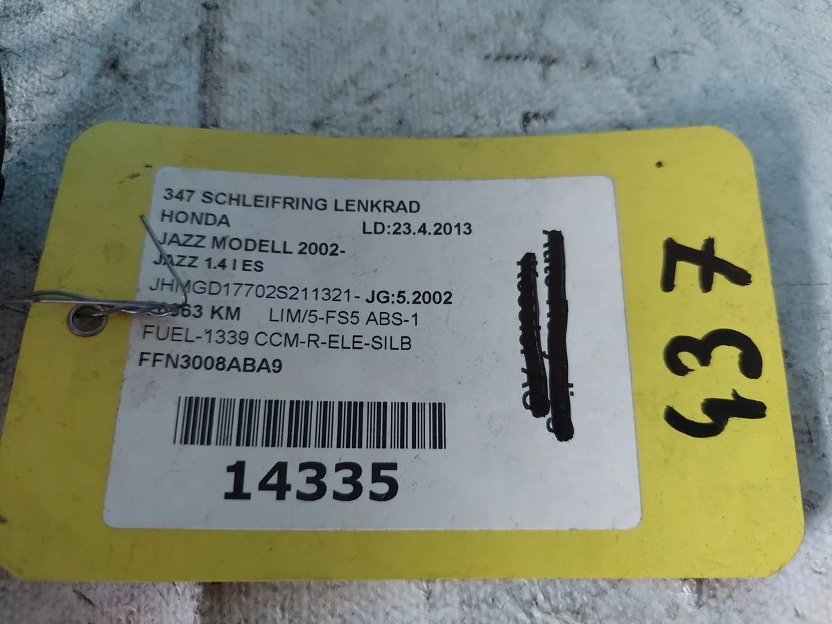 HONDA JAZZ Faisceau Airbag Ilza-134756- image 5