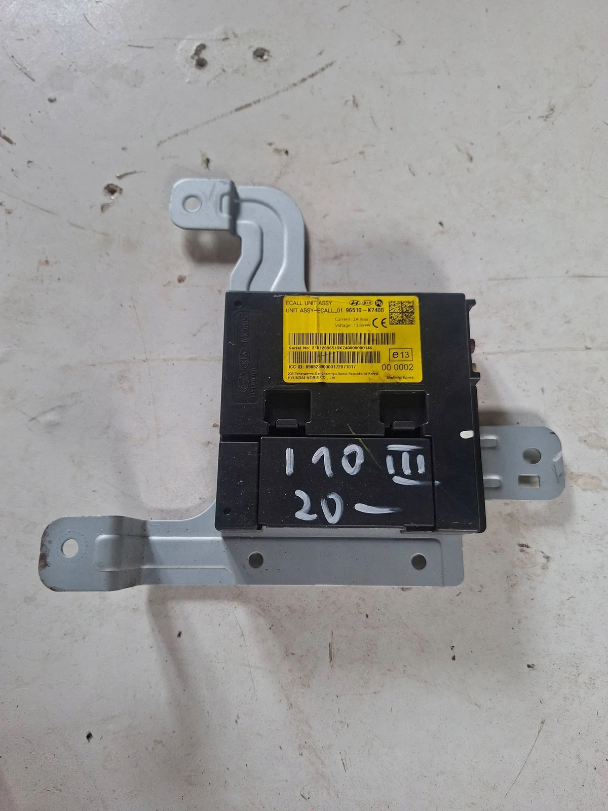 Hyundai I10 III Modul 96510K7400 Gebraucht