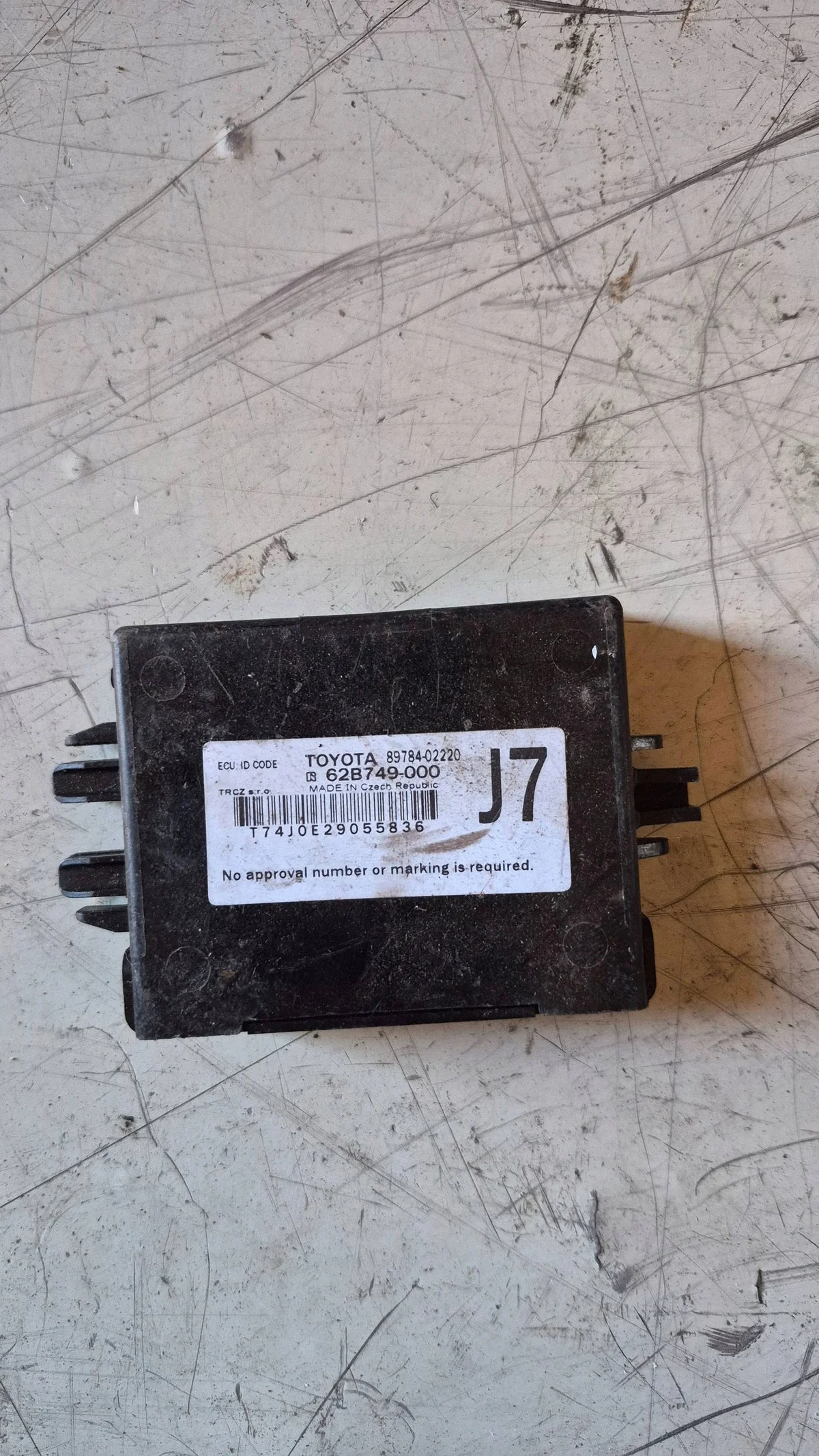 Module antidémarrage Yaris IV Mazda 2 89784-02220