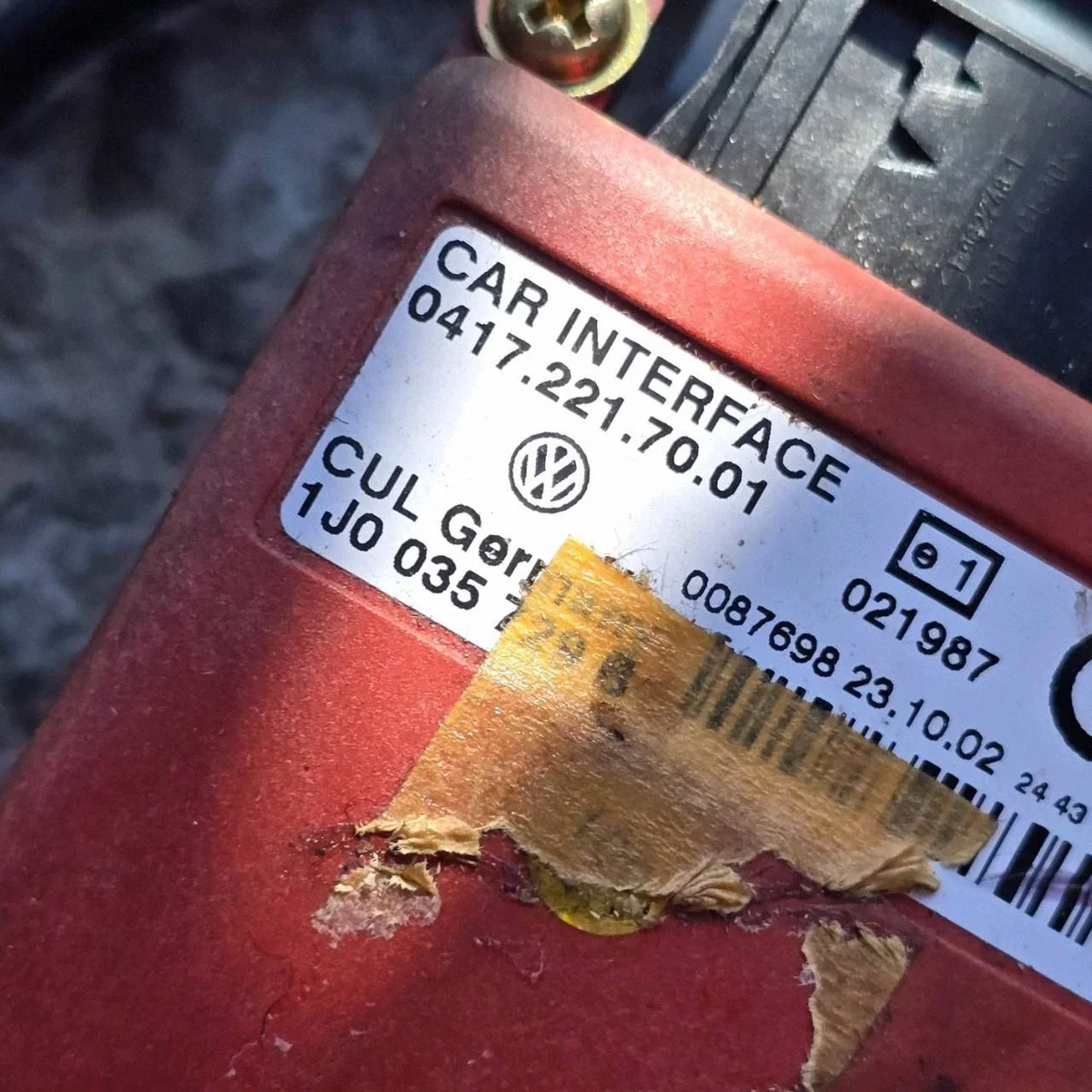 Volkswagen Bora Phone Control Unit 1J0035729B image 3