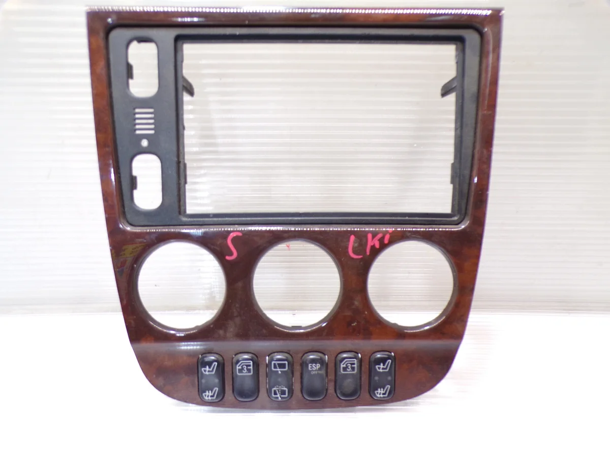 Zierleiste Radio Lüftung Mercedes W163 ML Holz