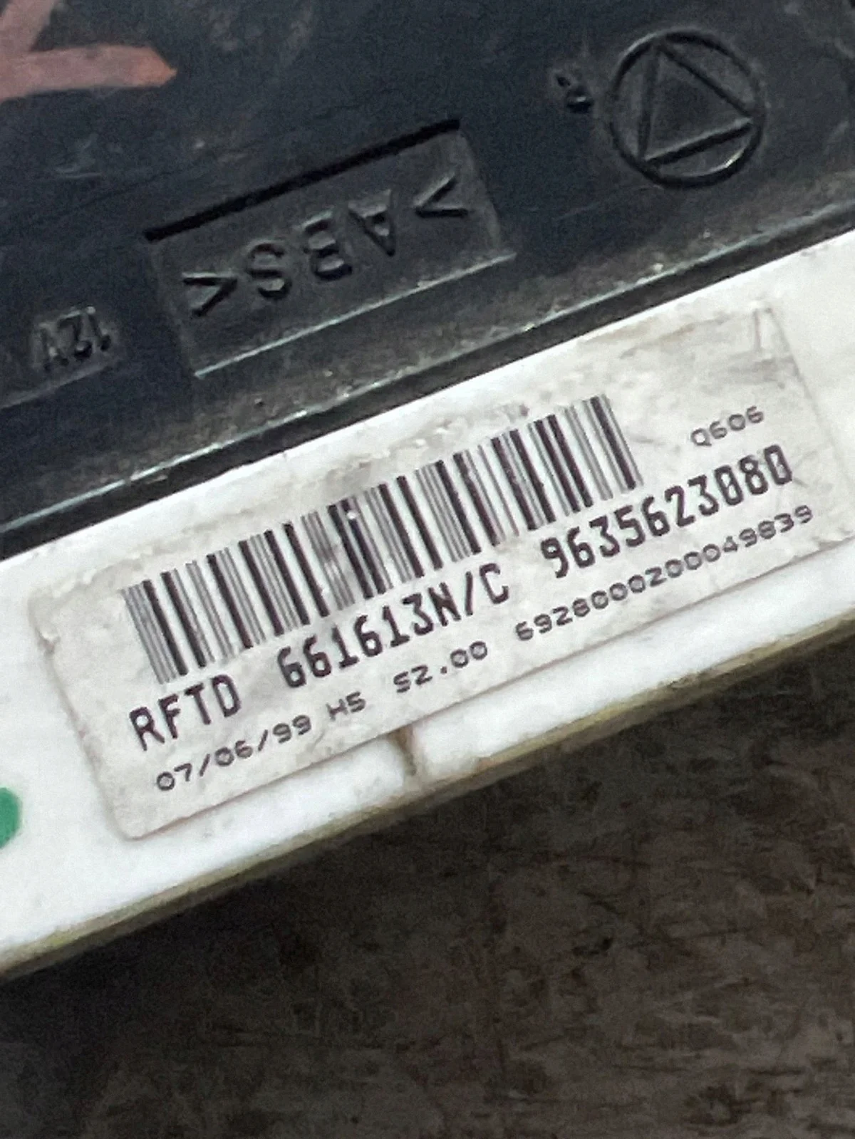 Centralina Citroen Xsara 9635623080 Usada image 3