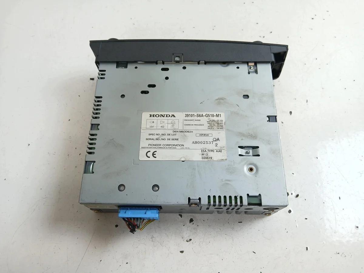 Honda Civic VII Radio CD 39101-S6A-G510-M1 image 5