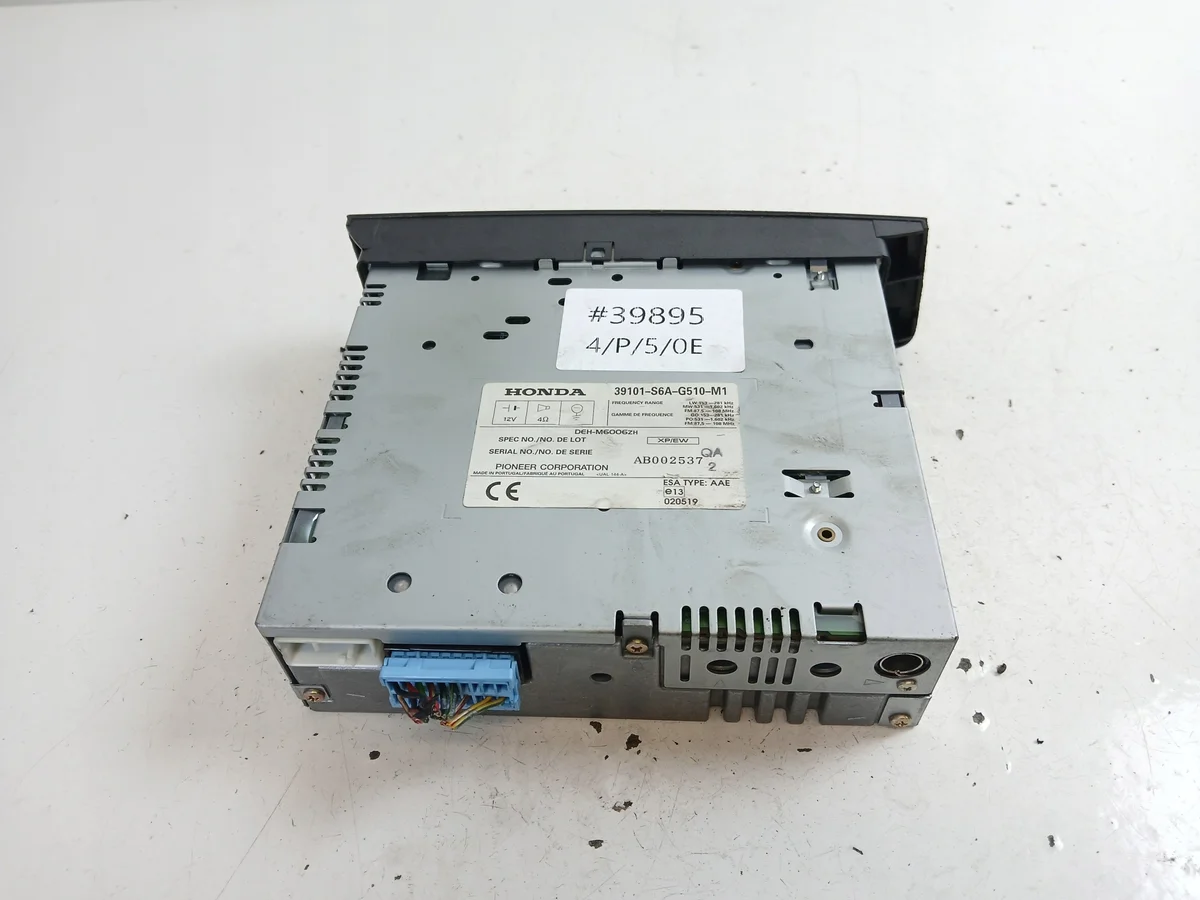 Honda Civic VII Radio CD 39101-S6A-G510-M1 image 6