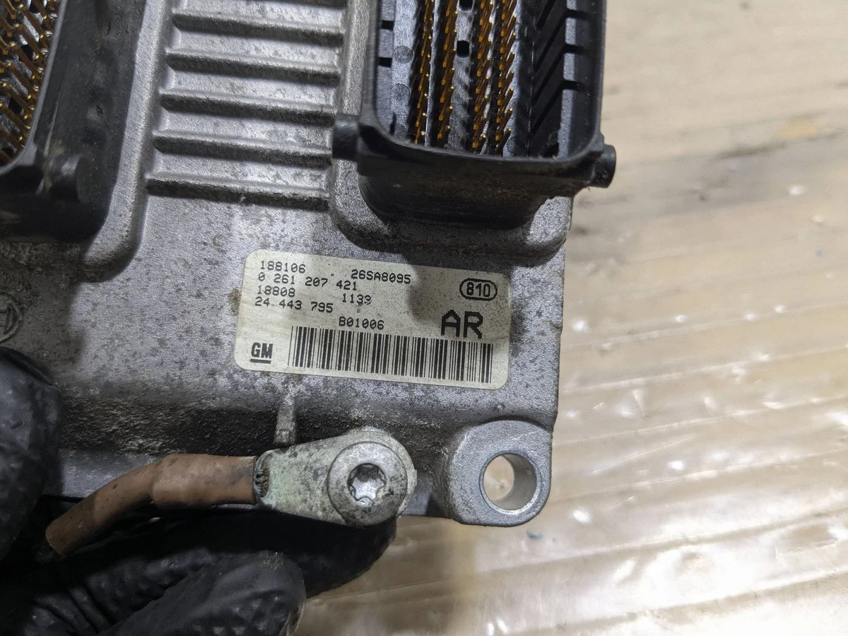 Opel Corsa C 1.2 2003 Sterownik ECU 0261207421 image 3