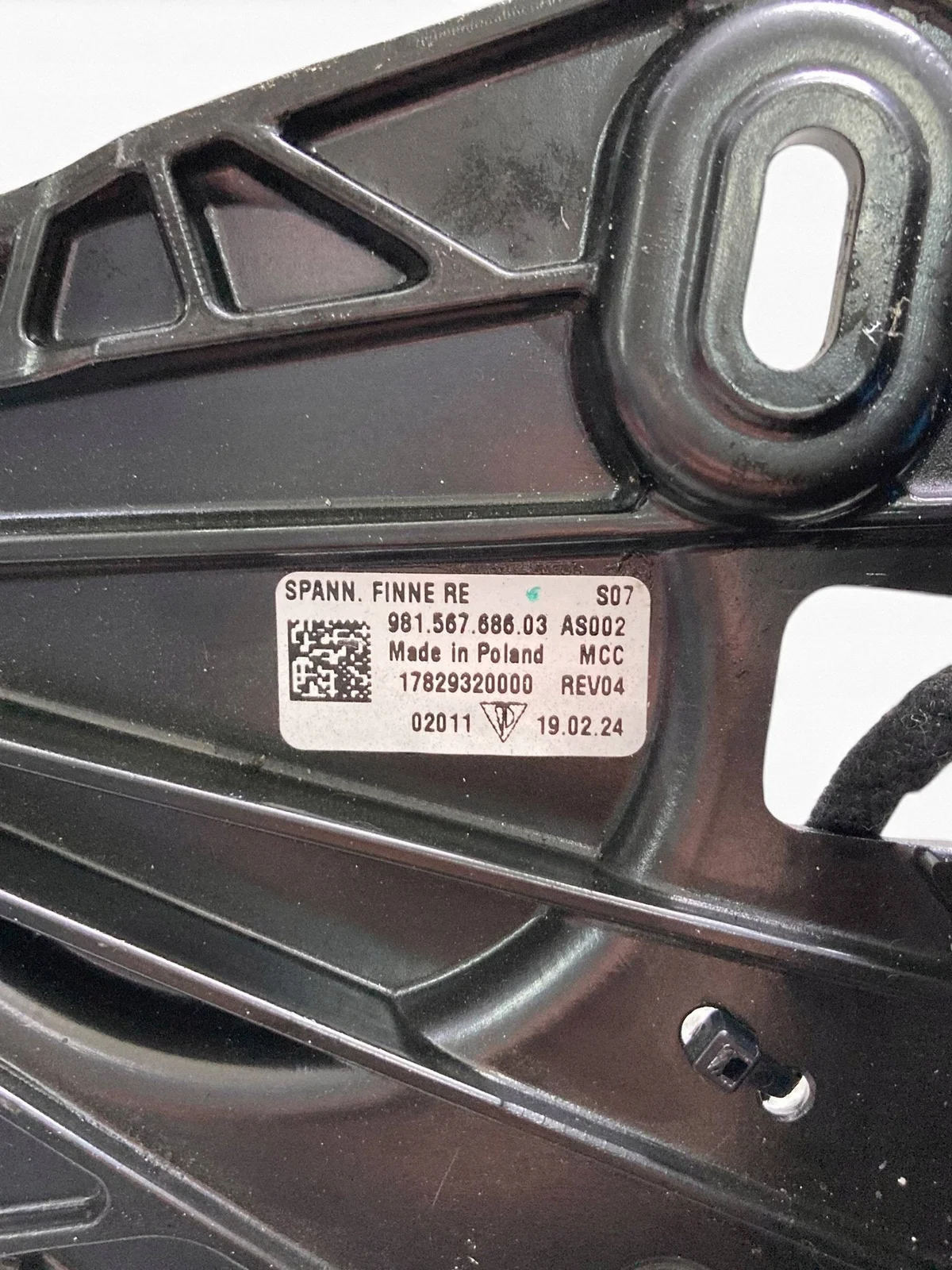 Porsche Cayman 981 Dachmechanismus 98156768603 thumbnail 1