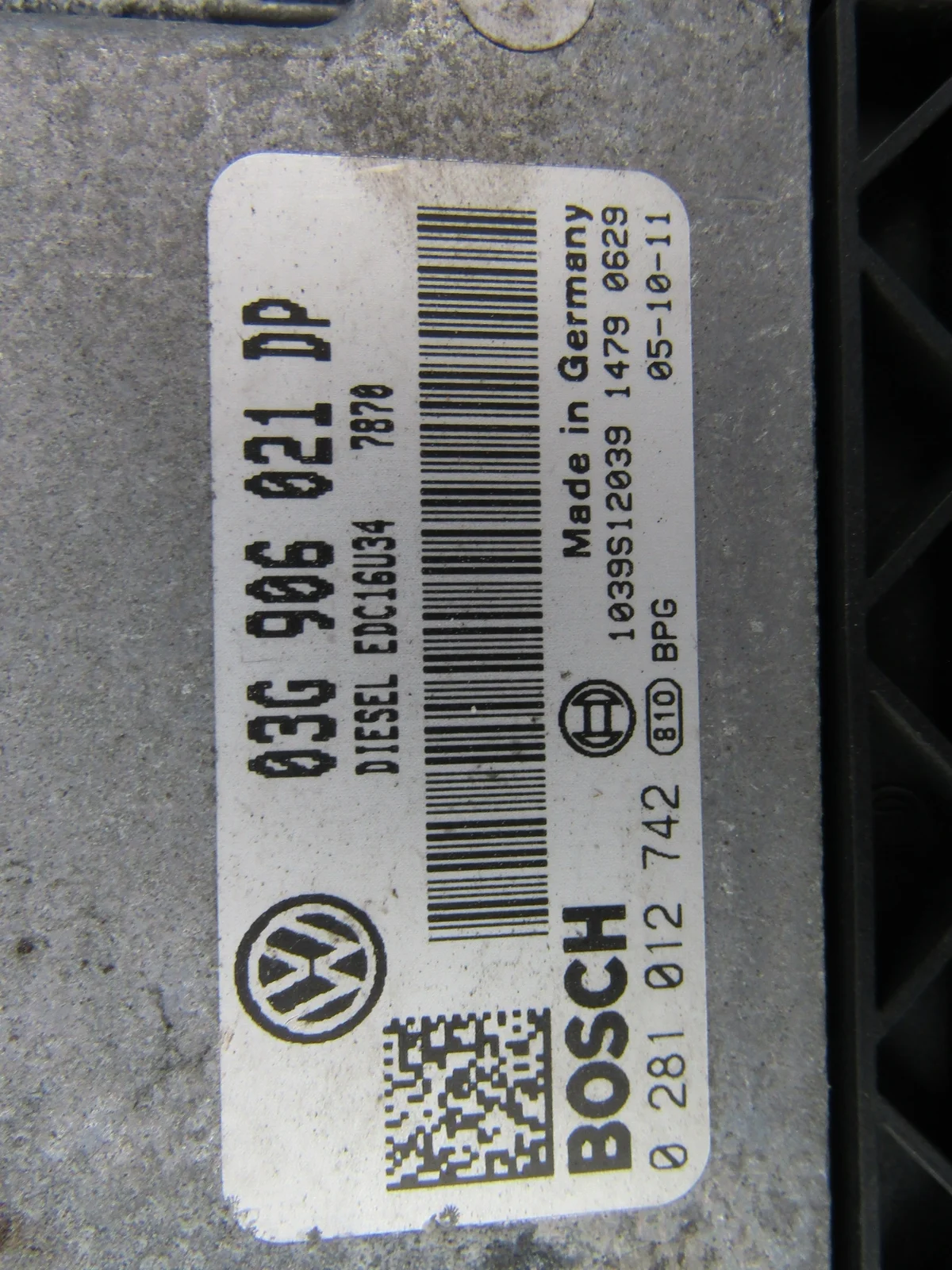 Centralina Motore VW Passat B6 03G906021DP