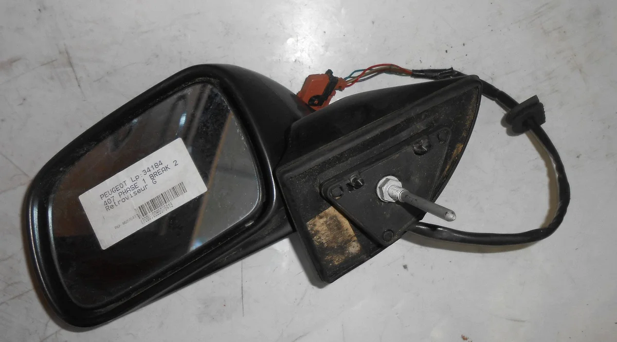 Peugeot 407 Vänster Spegel 7-pin 014145