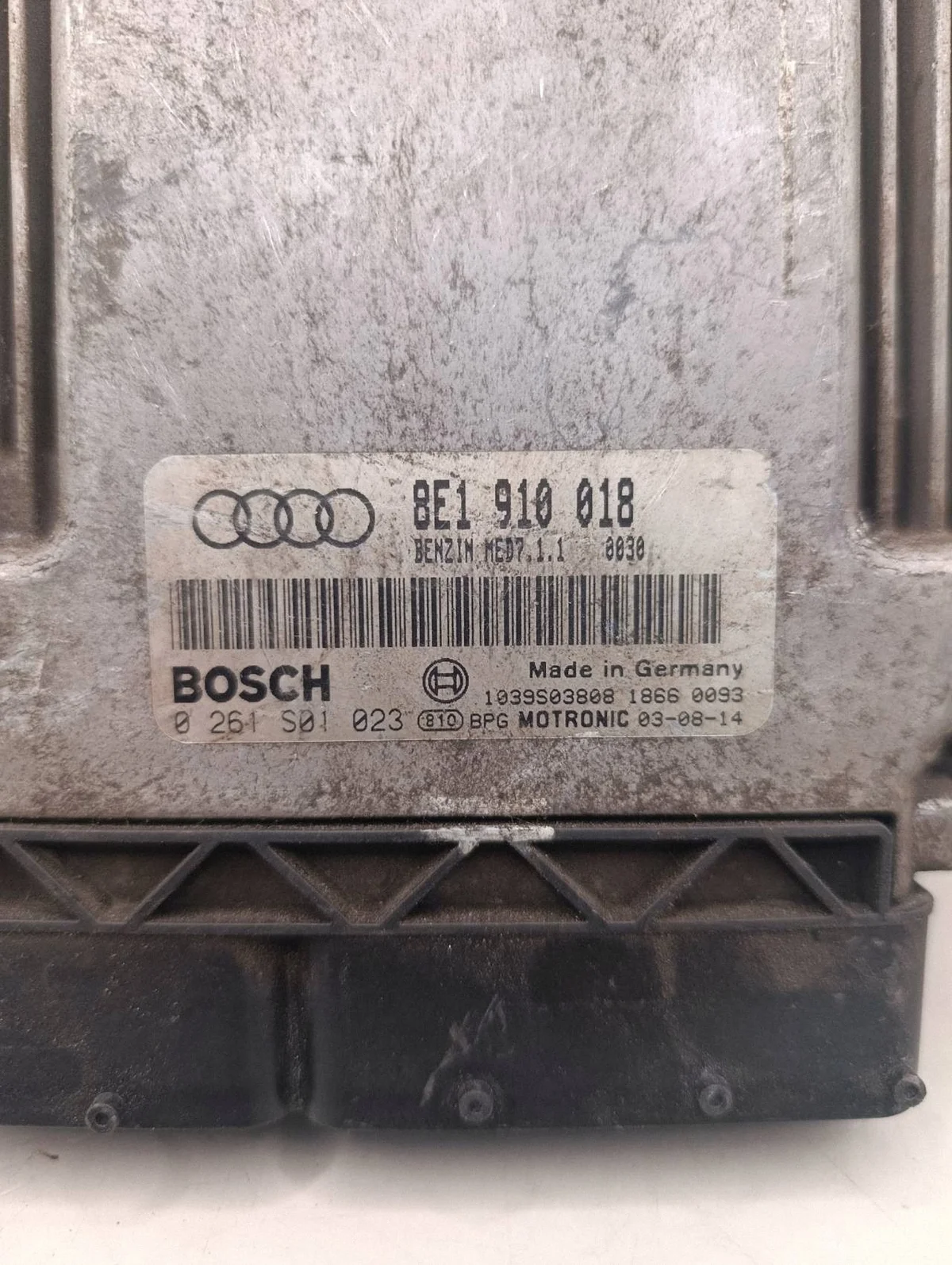 Audi A4 S4 B6 8E 8H Steuergerät Motor 8E1910018 image 4