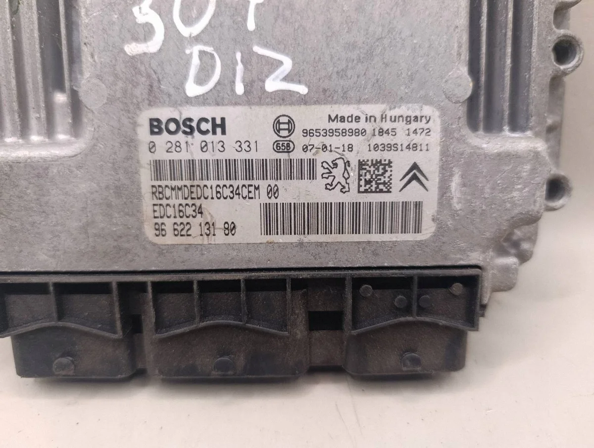 Citroen Berlingo Engine Control Module ECU 0281013331 image 3