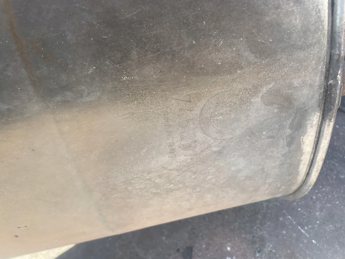 Endschalldämpfer Mittel BMW E38 2.8 i image 8