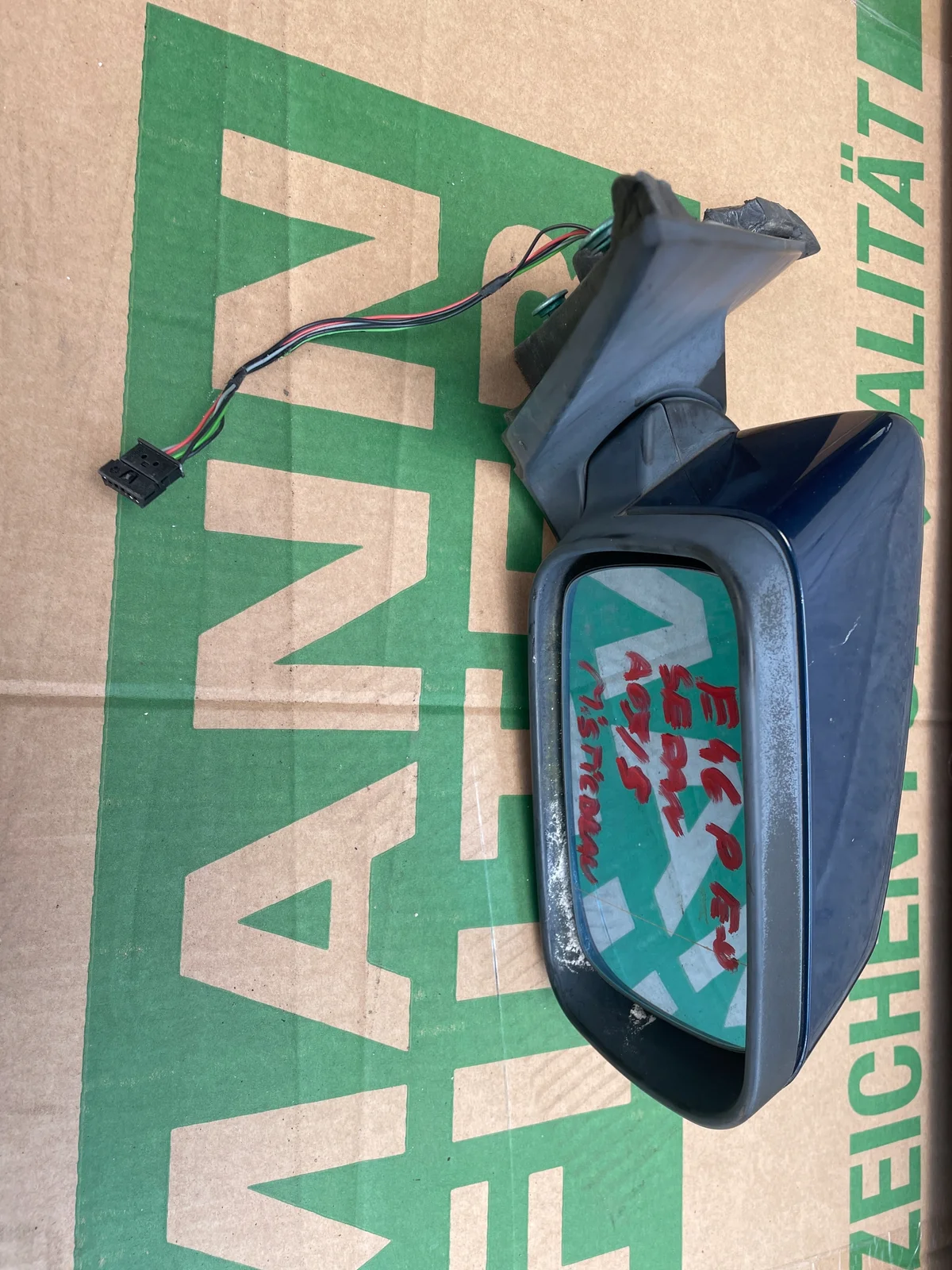 Espelho Direito BMW E46 Sedan Kombi Misticblau