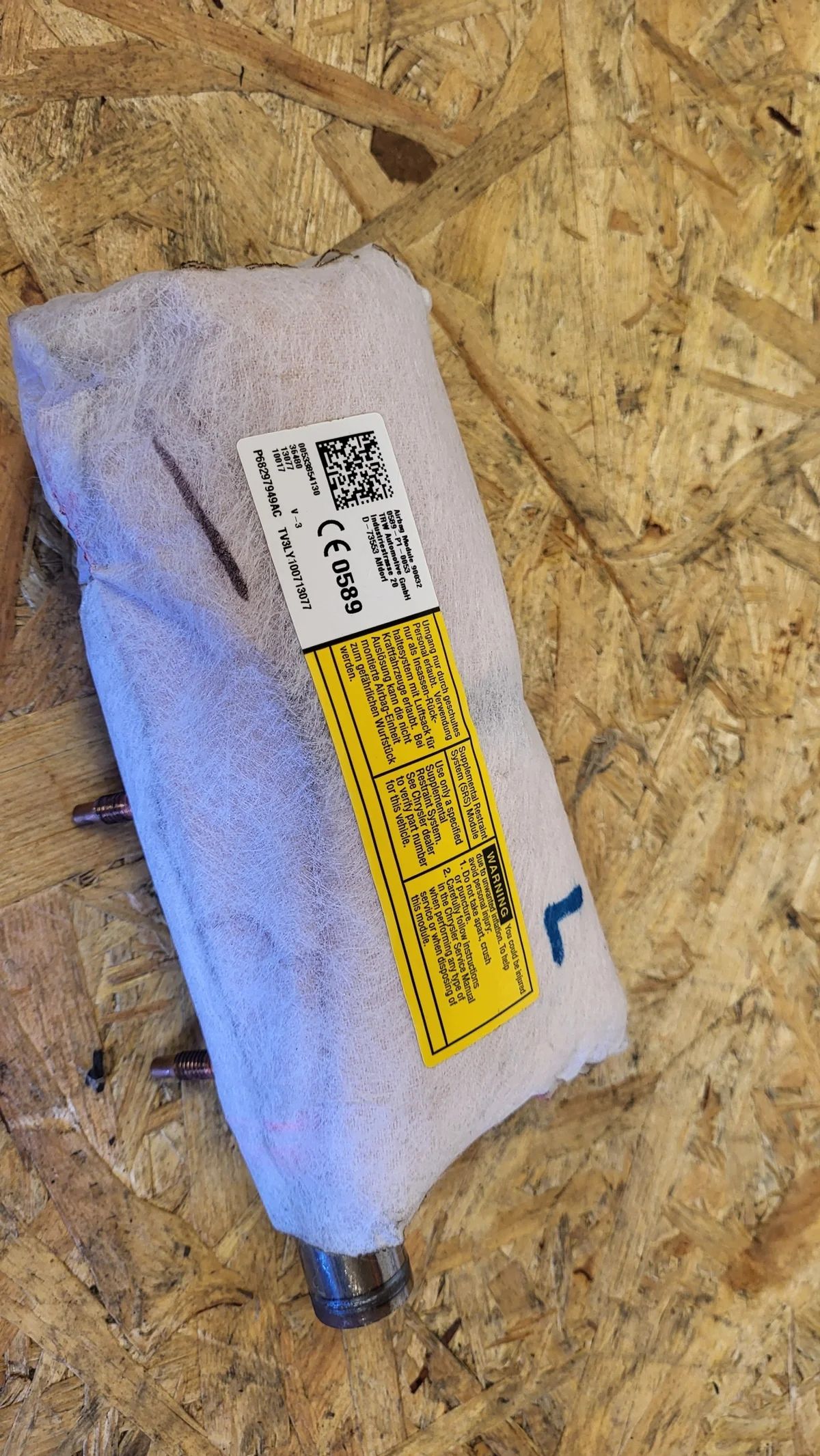 Chrysler Pacifica 16- Airbag Siège Gauche OEM 68297949