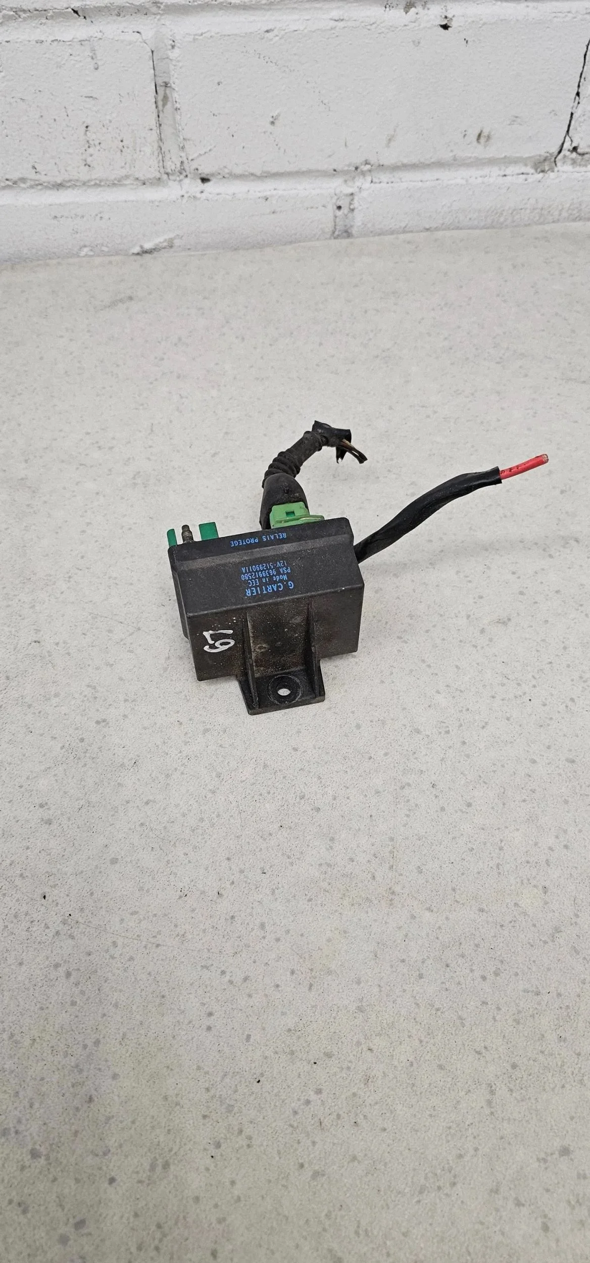 Hehkutulensäädin Citroen Jumper 9639912580