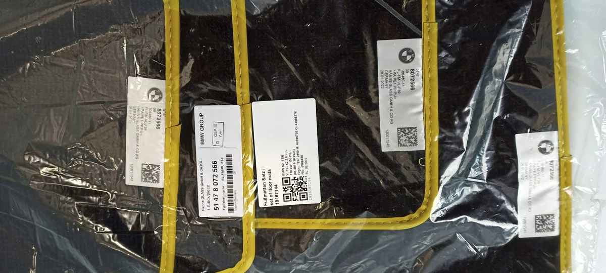 Tappetini BMW X2 F39 OEM 8076832 image 4